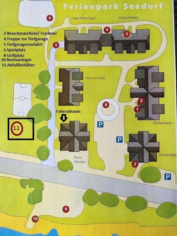 Ferienwohnung 4 im Haus am See mit Wintergarten und Terrasse Seedorf  Exterior foto
